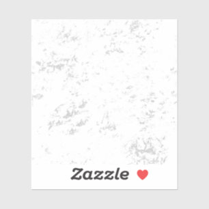 Leere Design Achtzehn Aufkleber