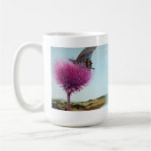 Leere Distel-Tasse (gesetzt Ihrem Info auf sie) Kaffeetasse (Links)