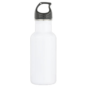 Leere einfache der Schablone addieren Edelstahlflasche