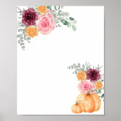 Leere Erstellen Sie Ihren eigenen Fall Kürbis burg Poster (Vorne)