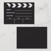 Leere Film-Schindel-Visitenkarten Visitenkarte (Vorne/Hinten)