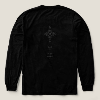 Leere Folklore Himmels-Gotik-Grafik Tri-Blend Shirt