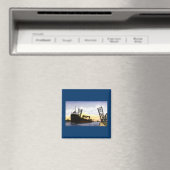 Leere Frachter über Bascule Bridge, Soo Locks Magnet (In Situ (Geschirrspüler))