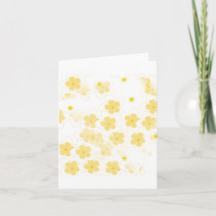 Leere Frangipani-Plumeria-Blumen-Notizkarte Karte
