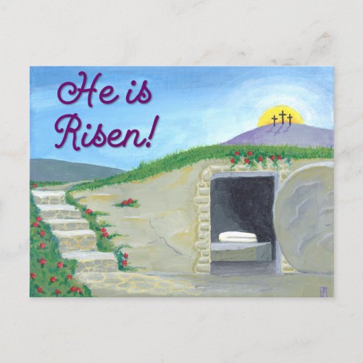 Leere Grabwand Inspiration Postkarte (Vorderseite)