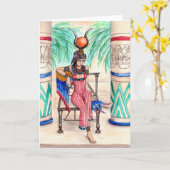 Leere Gruß-Karte "Isis" Karte (Gelbe Blume)