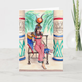 Leere Gruß-Karte "Isis" Karte