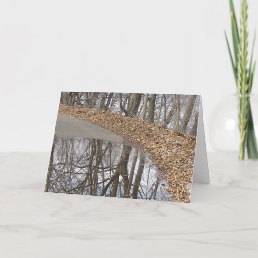 Leere Gruß-Karte Karte (Vorderseite)