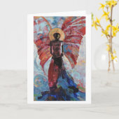 Leere Gruß-Karte "wie lang? " Karte (Gelbe Blume)