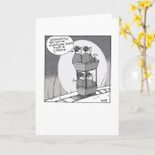 Leere Grußkarte der Bergmänner Karte (Gelbe Blume)