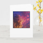 Leere Grußkarte, Foto vorne. Karte (Gelbe Blume)