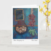 Leere Grußkarte mit Originalvorlage Karte (Gelbe Blume)