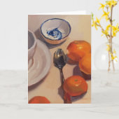 Leere Grußkarte, ursprüngliche Kunst durch Sarah Karte (Gelbe Blume)