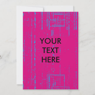 Leere Halftone-Grunge-Textur-Einladungskarte Einladung