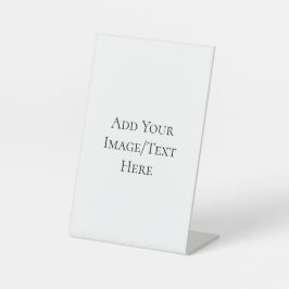 Leere Hochzeitsvorlagen | Elegant Anpassbar Sockelschild