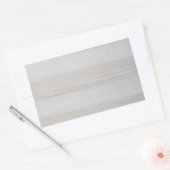 Leere Holzvorlage Trendy Elegant Design Nature Rechteckiger Aufkleber (Umschlag)