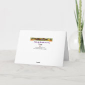 Leere innen Grußkarte Eichhörnchen Karte (Rückseite)