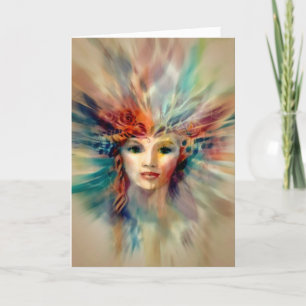 Leere Innenseite/kosmische Priesterin der Fertigst Karte