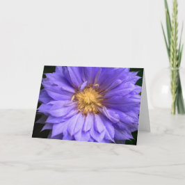 Leere Inside Hübsche Lila Blütenelegante geklappt