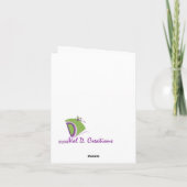 Leere inspirierend Anmerkungskarte Karte (Rückseite)