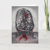 Leere Käfig Anatomie Gothic Horror Rib Käfig Kunst