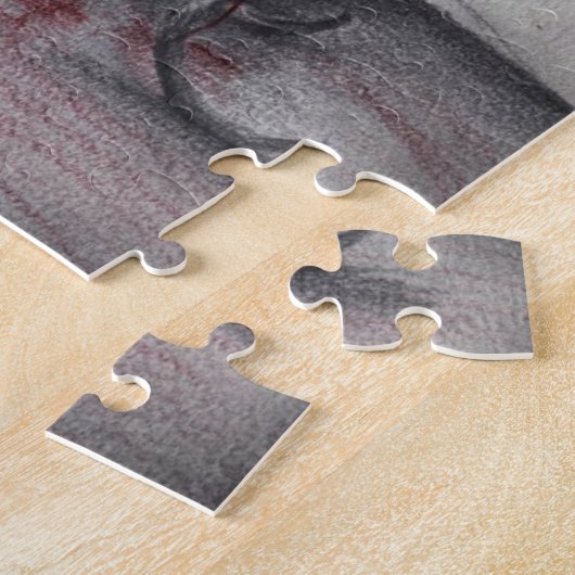 Leere Käfig Anatomie Horror Original Art Puzzle (Seite)