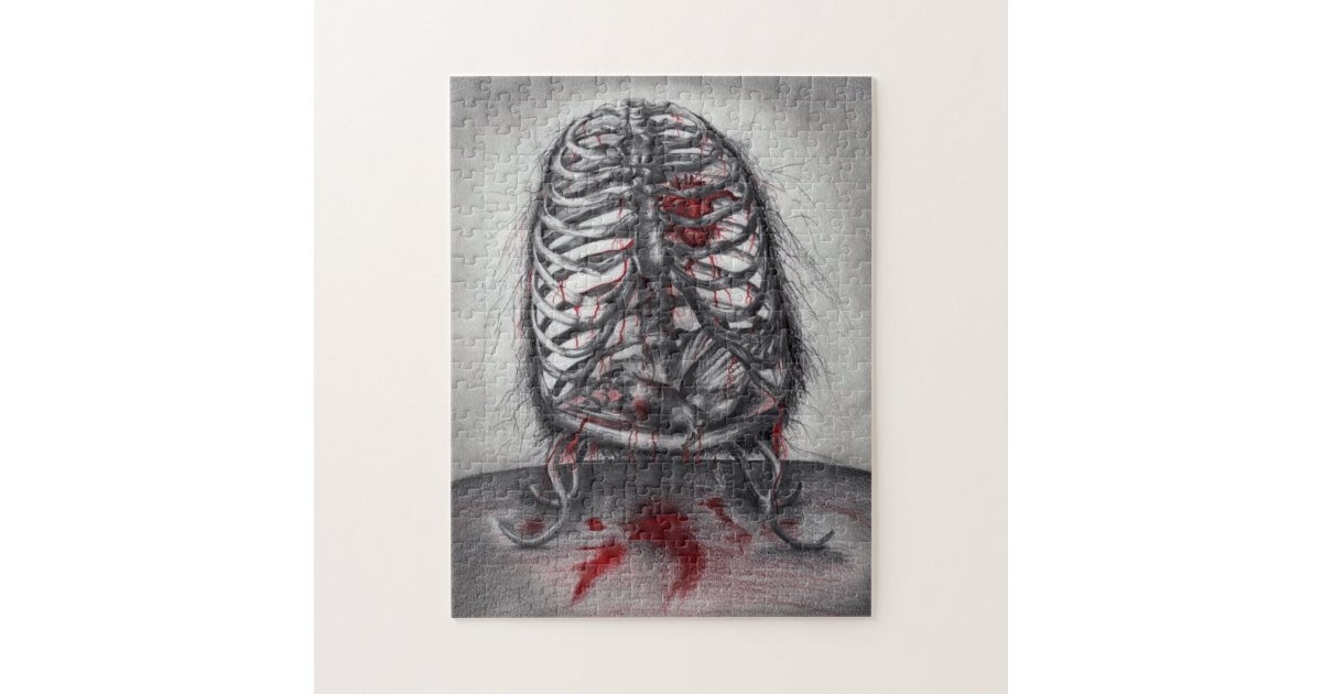 Leere Kafig Anatomie Horror Original Art Puzzle Zazzle De Moderne, traditionelle und individuelle küchen im programm.