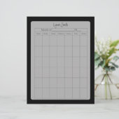 Leere Kalenderseite für die Schule, nur Schlicht s (Stehend Vorderseite)