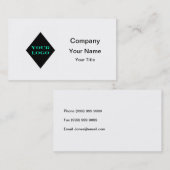 Leere Karte, damit Sie besonders anfertigen Visitenkarte (Vorne/Hinten)