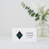 Leere Karte, damit Sie besonders anfertigen Visitenkarte (Stehend Vorderseite)