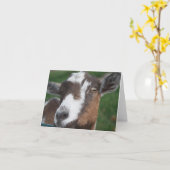 Leere Karte der Ziege (Gelbe Blume)