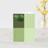 leere Karte des Blattes (Gelbe Blume)