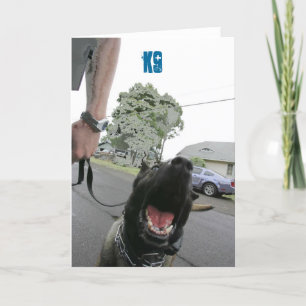Leere Karte des Gruß-K9