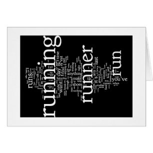 Leere Karte für Läufer