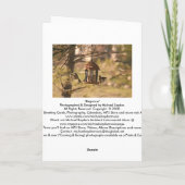 Leere Karte, Hawk Dankeskarte (Rückseite)