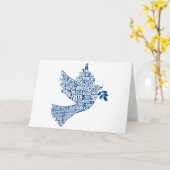 Leere Karte: Instrumente des Friedens (St Francis) Karte (Gelbe Blume)