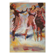 Leere Karte "jubeln "