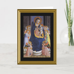 Leere Karte - Madonna und Kind