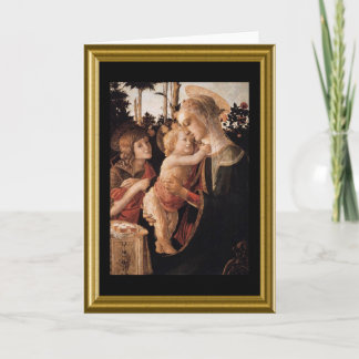 Leere Karte - Madonna und Kind