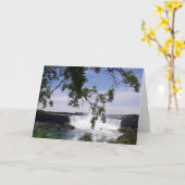 Leere Karte Niagara Falls Kanada (Gelbe Blume)
