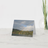 Leere Karte, Regenbogen Dankeskarte (Vorderseite)