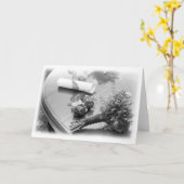 Leere Karte - wertvolle Stücke (Gelbe Blume)