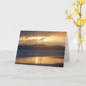 Leere Karte - Zoni Strand-Sonnenaufgang (Gelbe Blume)