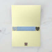 Leere Karten! Hundesprichwort Dankeskarte (Innenseite)