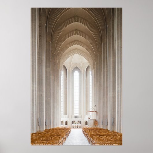 LEERE KATHEDRALE INNERHALB POSTER (Vorne)