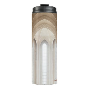 LEERE KATHEDRALE INNERHALB THERMOSBECHER