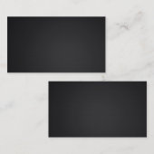 Leere Kohlenstofffaser-Entwurfs-Visitenkarte Visitenkarte (Vorne/Hinten)