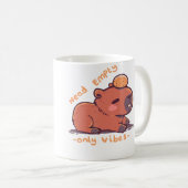 Leere Kopf Kapybara Kaffeetasse (VorderseiteRechts)