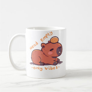 Leere Kopf Kapybara Kaffeetasse
