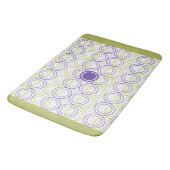 Leere Kreise Badematte (Schrägansicht)